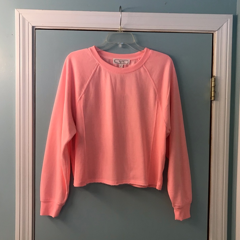 Cotton candy pink super soft fleece sweatshirt